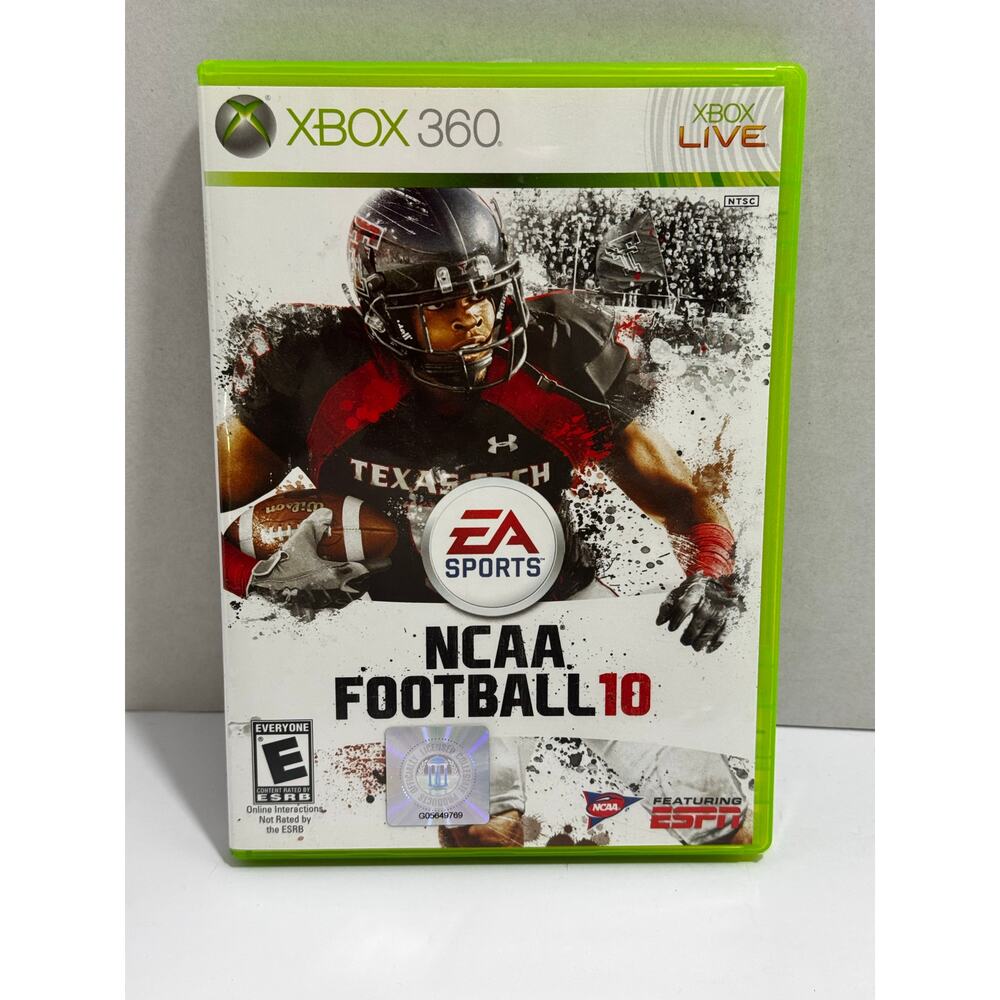 NCAA Football 10 [Microsoft Xbox 360 - Preowned]‎ TESTED WORKS*